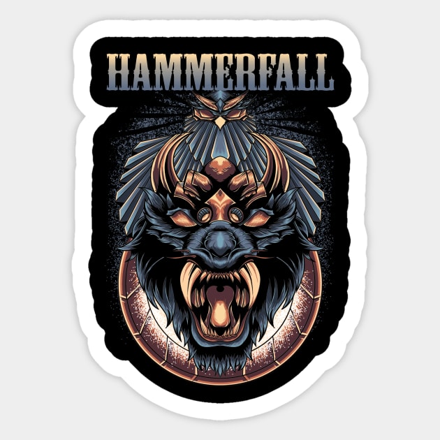 HAMMERFALL BAND Sticker by Bronze Archer